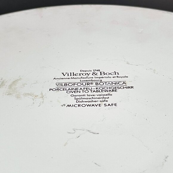 Villeroy and Boch Botanica 11" Quiche Dish "Anthemis tinctoria" - Picture 4 of 4